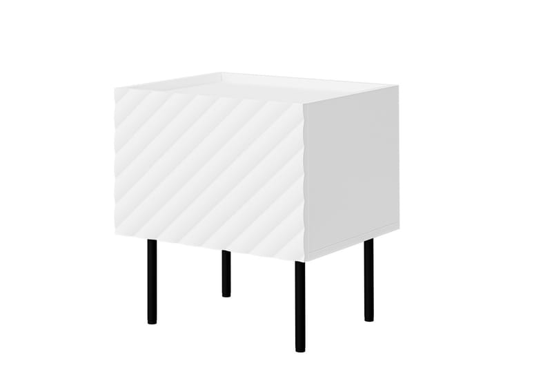 Munkedal Nattbord 47 cm, Hvit