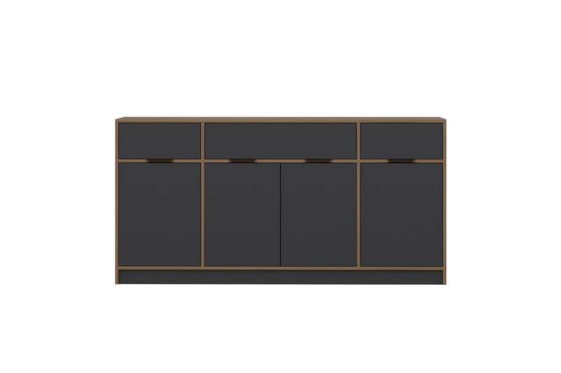 Munna Konsollbord 180 cm - Valnøtt/Antrasitt - Møbler - Bord - Avlastningsbord - Gangbord