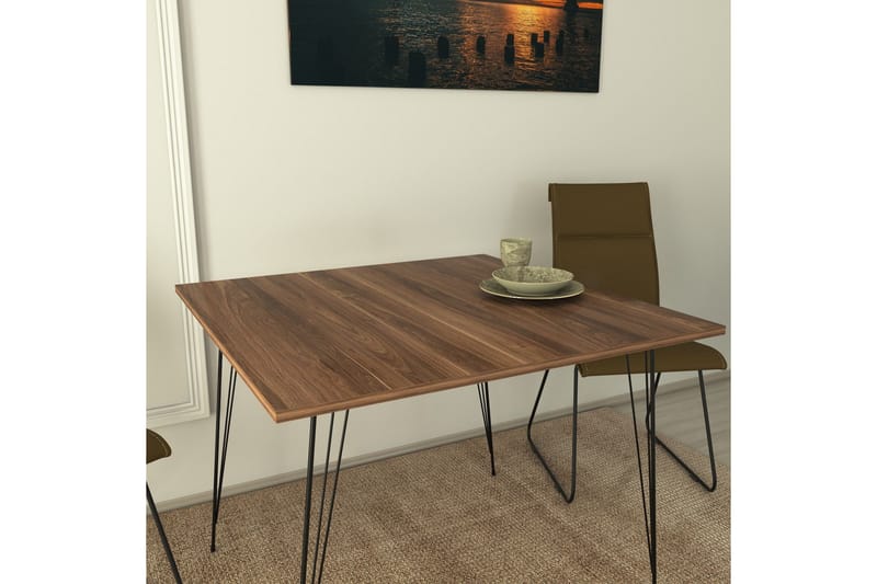 Murtwell bord 90 cm - Valnøtt - Møbler - Bord - Spisebord & kjøkkenbord