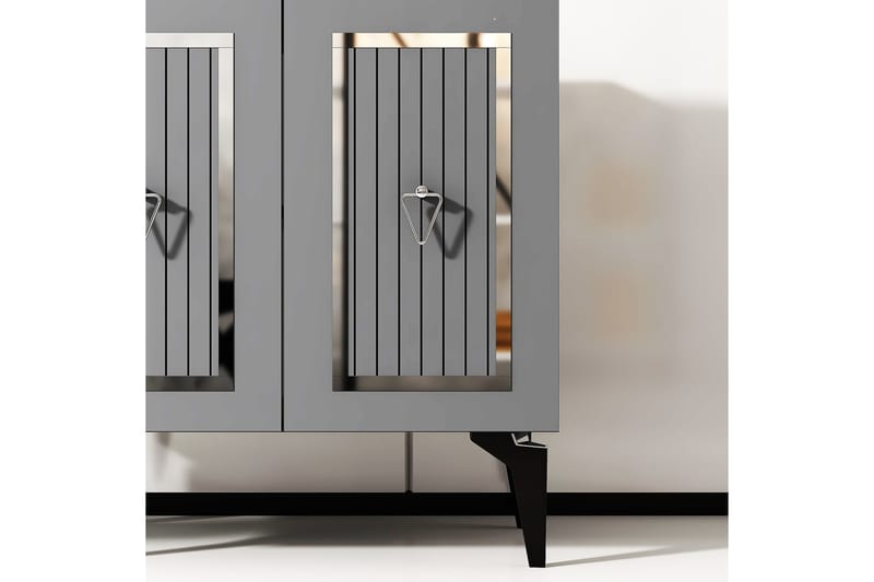 Nandy Konsollbord 75 cm - Antrasitt/Sølv - Møbler - Bord - Avlastningsbord - Gangbord
