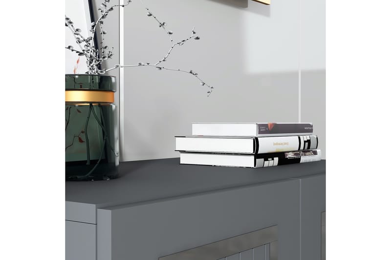 Nandy Konsollbord 75 cm - Antrasitt/Sølv - Møbler - Bord - Avlastningsbord - Gangbord