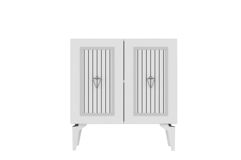 Nandy Konsollbord 75 cm - Hvit/Sølv - Møbler - Bord - Avlastningsbord - Gangbord