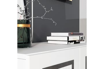 Nandy Konsollbord 75 cm - Hvit/Sølv - Møbler - Bord - Avlastningsbord - Gangbord