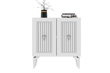 Nandy Konsollbord 75 cm - Hvit/Sølv - Møbler - Bord - Avlastningsbord - Gangbord