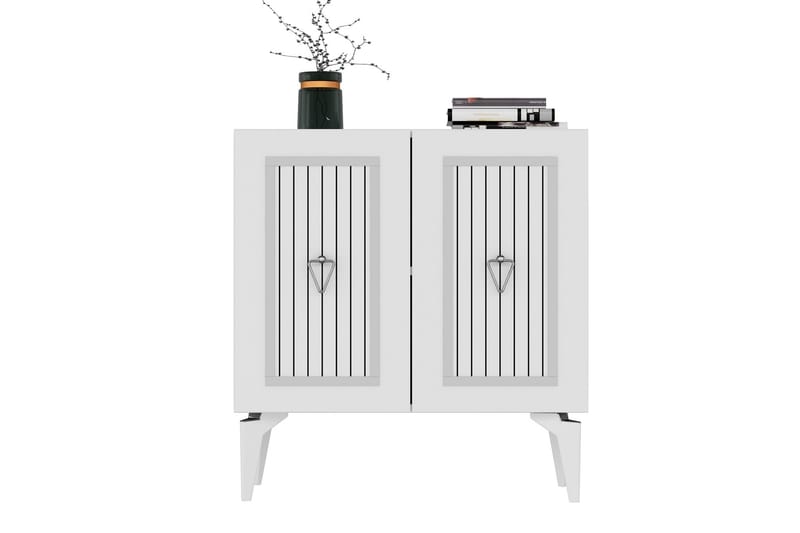 Nandy Konsollbord 75 cm - Hvit/Sølv - Møbler - Bord - Avlastningsbord - Gangbord