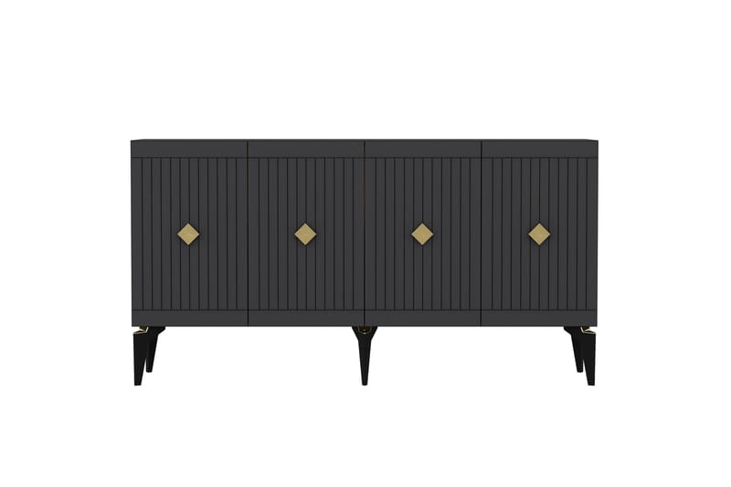 Naruyuki Konsollbord 150 cm - Antrasitt/Gull - Møbler - Bord - Avlastningsbord - Gangbord