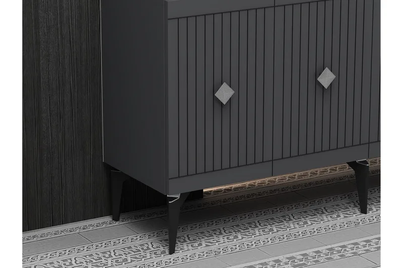 Naruyuki Konsollbord 150 cm - Antrasitt/Sølv - Møbler - Bord - Avlastningsbord - Gangbord