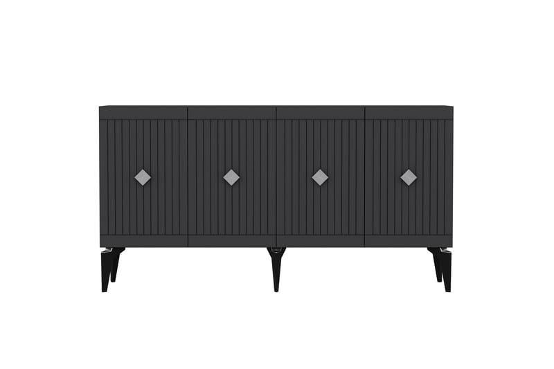 Naruyuki Konsollbord 150 cm - Antrasitt/Sølv - Møbler - Bord - Avlastningsbord - Gangbord