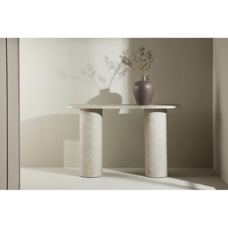 Narvik Sidebord 130 cm - Beige - Møbler - Bord - Avlastningsbord - Lampebord & sidebord
