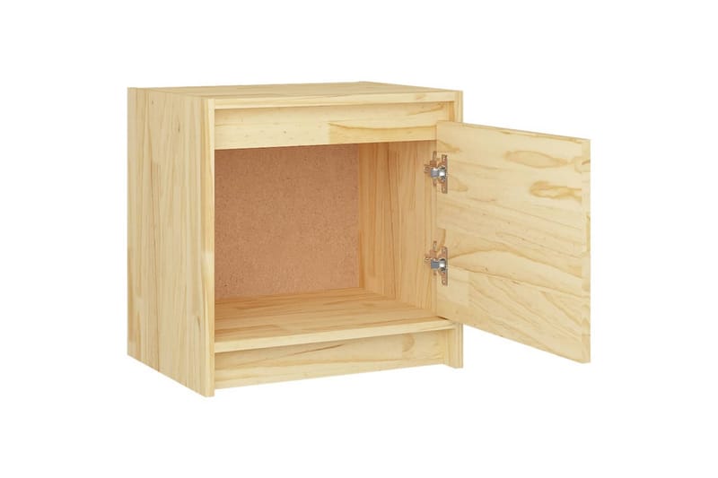 Nattbord 2 stk 40x30,5x40 cm heltre furu - Brun - Sengebord & nattbord