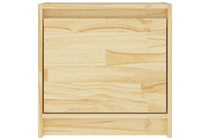 Nattbord 2 stk 40x30,5x40 cm heltre furu - Brun - Møbler - Bord - Avlastningsbord - Sengebord & nattbord