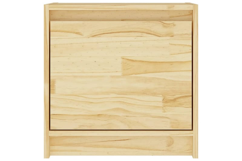 Nattbord 2 stk 40x30,5x40 cm heltre furu - Brun - Sengebord & nattbord