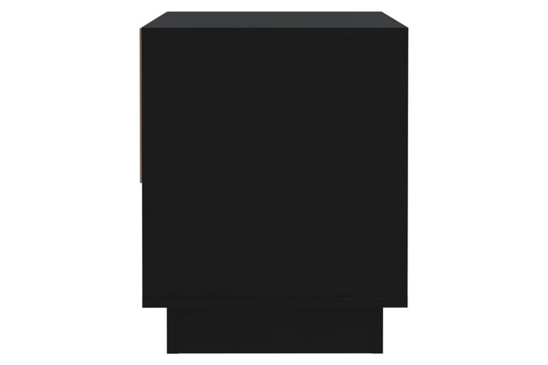 Nattbord 2 stk svart 45x34x44 cm sponplate - Svart - Møbler - Bord - Avlastningsbord - Sengebord & nattbord