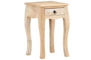 Nattbord 28x28x46 cm heltre mango - Brun - Møbler - Bord - Avlastningsbord - Sengebord & nattbord