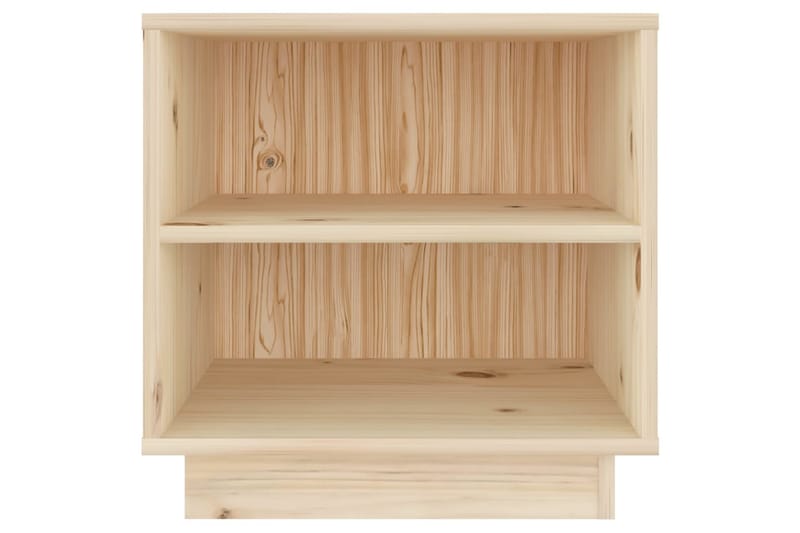 Nattbord 40x34x40 cm heltre furu - Brun - Møbler - Bord - Avlastningsbord - Sengebord & nattbord