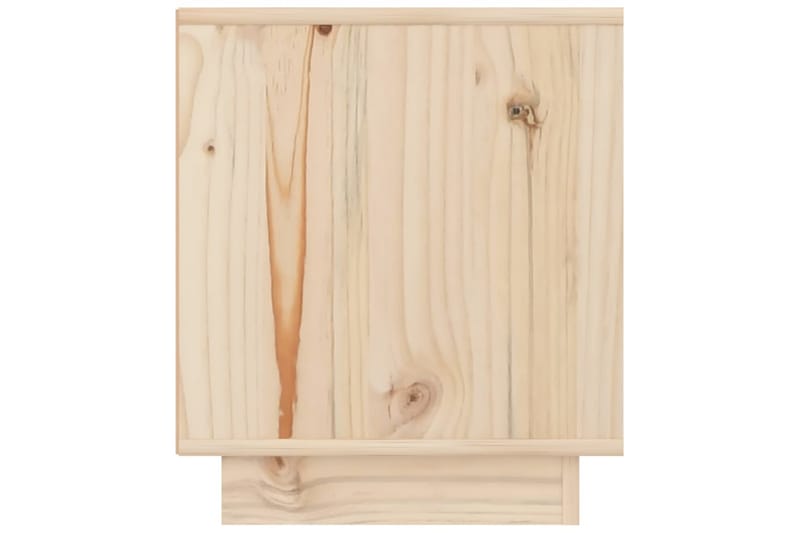 Nattbord 40x34x40 cm heltre furu - Brun - Møbler - Bord - Avlastningsbord - Sengebord & nattbord