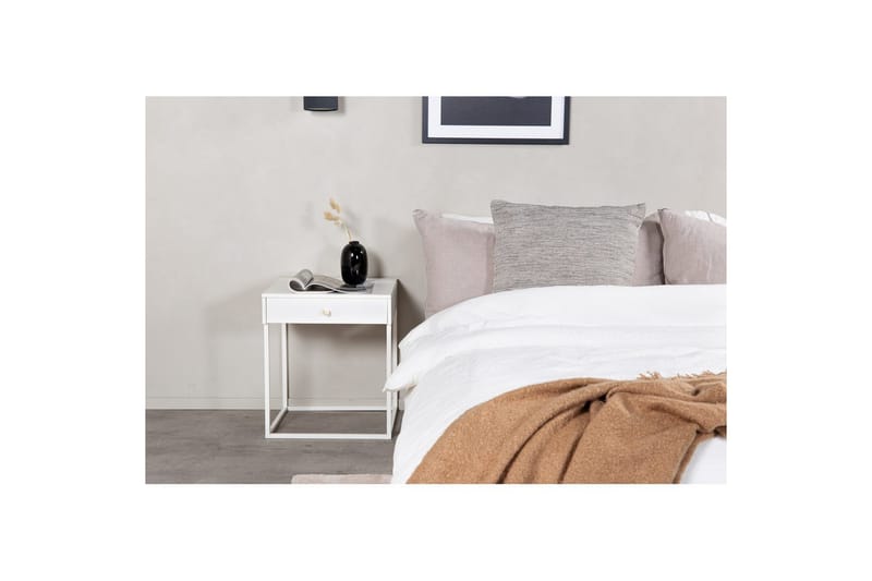 Nattbord Bakal - Hvit - Møbler - Bord - Avlastningsbord - Sengebord & nattbord