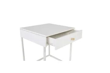Nattbord Bakal - Hvit - Møbler - Bord - Avlastningsbord - Sengebord & nattbord