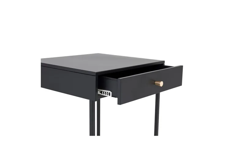 Nattbord Bakal - Svart - Møbler - Bord - Avlastningsbord - Sengebord & nattbord