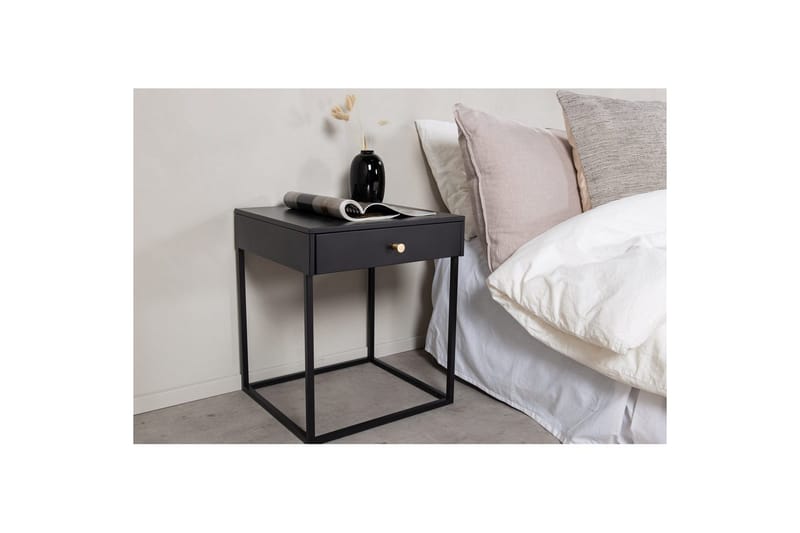 Nattbord Bakal - Svart - Møbler - Bord - Avlastningsbord - Sengebord & nattbord