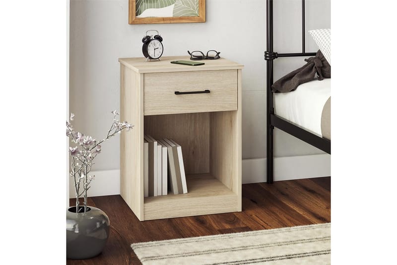 Nattbord BrEZ Blond eik - Blond eik - Møbler - Bord - Avlastningsbord - Sengebord & nattbord