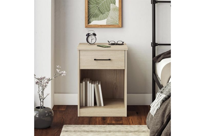 Nattbord BrEZ Blond eik - Blond eik - Møbler - Bord - Avlastningsbord - Sengebord & nattbord