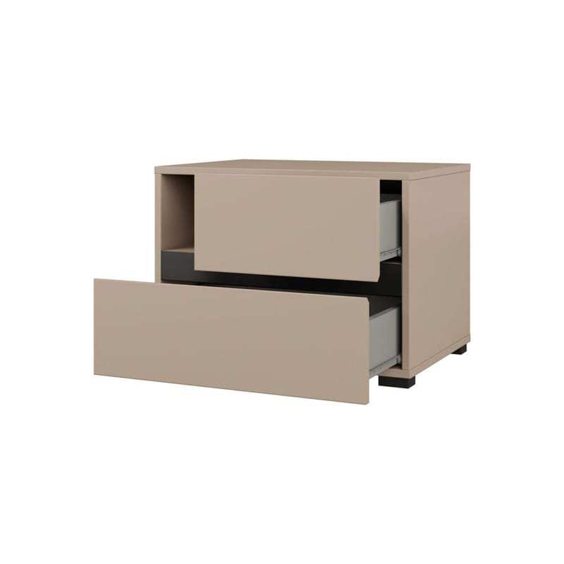 Nattbord Cross S med 2 skuffer - Congo - Møbler - Bord - Avlastningsbord - Sengebord & nattbord