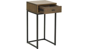 Nattbord Eiknor 60 cm - Brunlakkert eik - Møbler - Bord - Avlastningsbord - Sengebord & nattbord