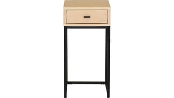 Nattbord Eiknor 60 cm - Hvitpigmentert eik - Møbler - Bord - Avlastningsbord - Sengebord & nattbord