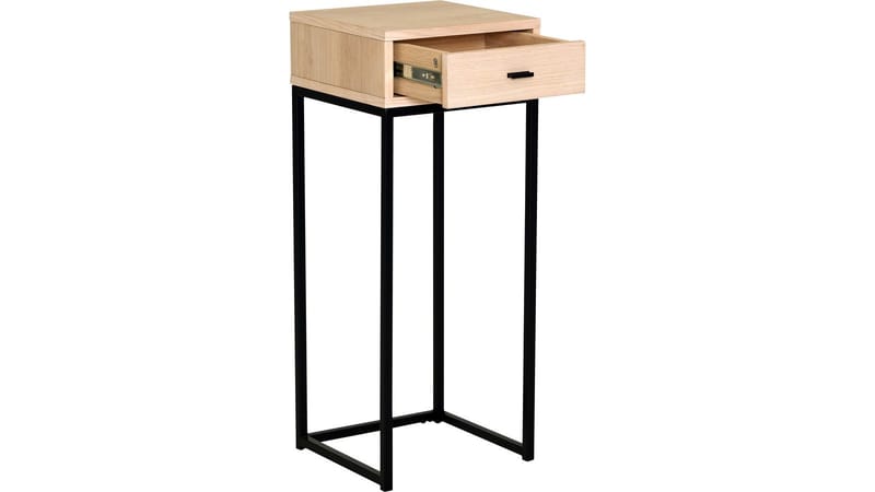 Nattbord Eiknor 75 cm - Hvitpigmentert eik - Møbler - Bord - Avlastningsbord - Sengebord & nattbord