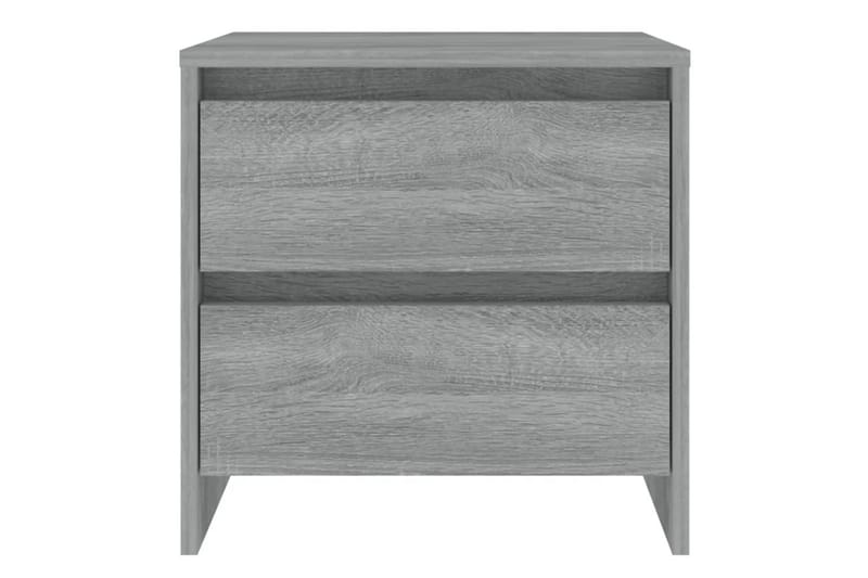Nattbord grå sonoma eik 45x34,5x44,5 cm sponplate - Grå - Møbler - Bord - Avlastningsbord - Sengebord & nattbord