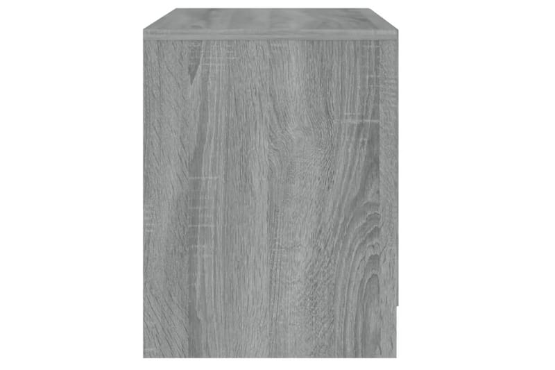 Nattbord grå sonoma eik 45x34,5x44,5 cm sponplate - Grå - Møbler - Bord - Avlastningsbord - Sengebord & nattbord