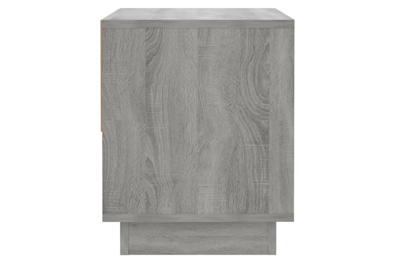 Nattbord grå sonoma eik 45x34x44 cm sponplate - Grå - Møbler - Bord - Avlastningsbord - Sengebord & nattbord