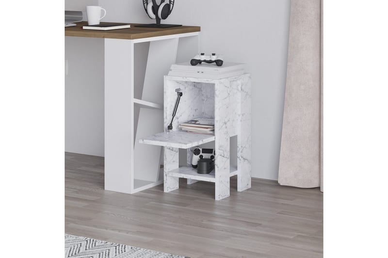 Nattbord Haelyn Carrara Marmor - Carrara Marmor - Møbler - Bord - Avlastningsbord - Sengebord & nattbord