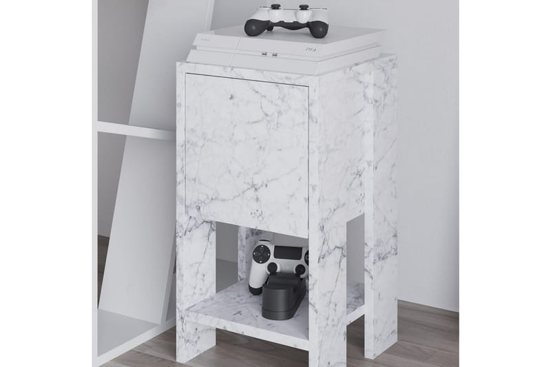 Nattbord Haelyn Carrara Marmor - Carrara Marmor - Møbler - Bord - Avlastningsbord - Sengebord & nattbord