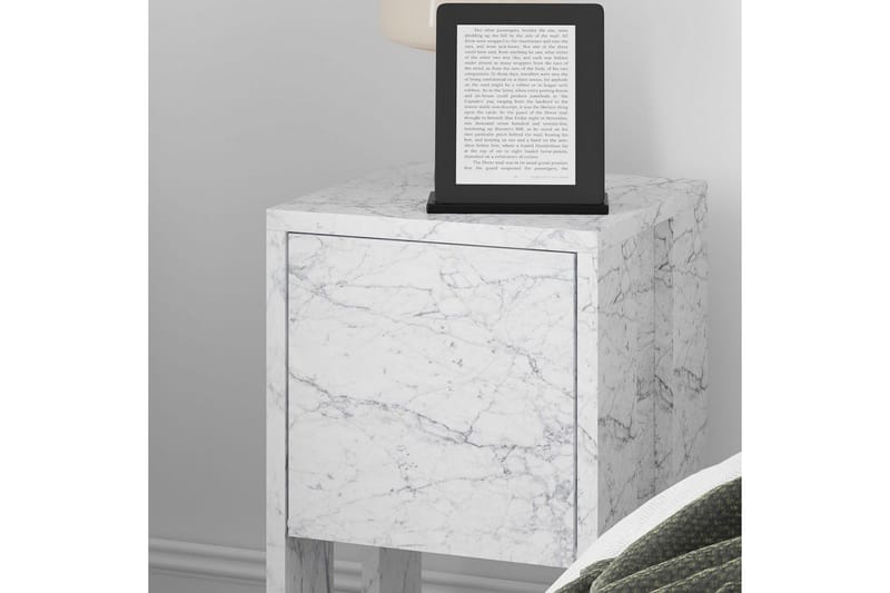 Nattbord Haelyn Carrara Marmor - Carrara Marmor - Møbler - Bord - Avlastningsbord - Sengebord & nattbord