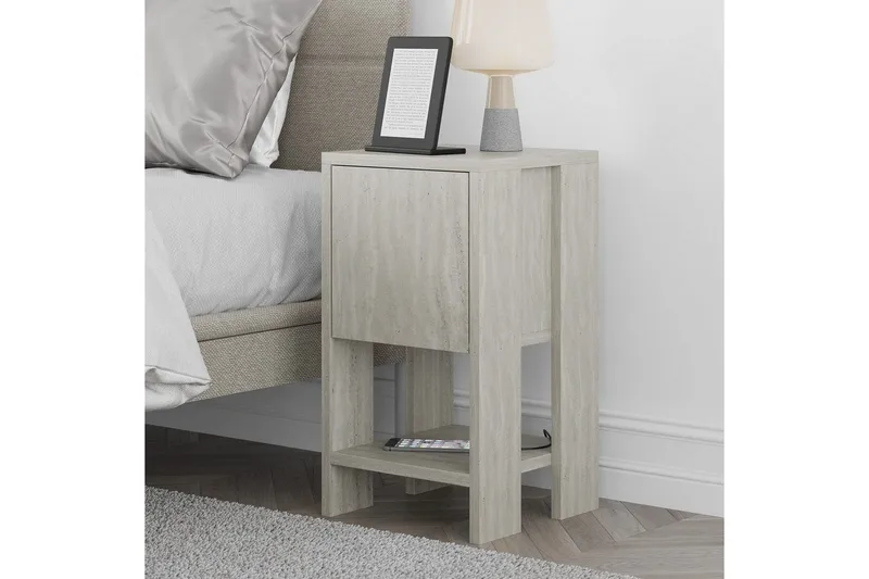 Nattbord Haelyn Travertin - Travertin - Møbler - Bord - Avlastningsbord - Sengebord & nattbord