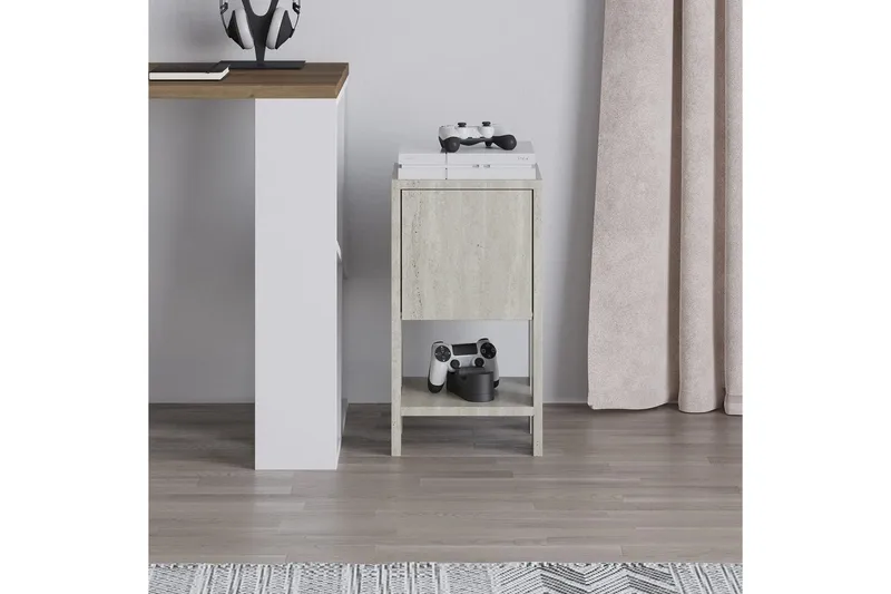 Nattbord Haelyn Travertin - Travertin - Møbler - Bord - Avlastningsbord - Sengebord & nattbord
