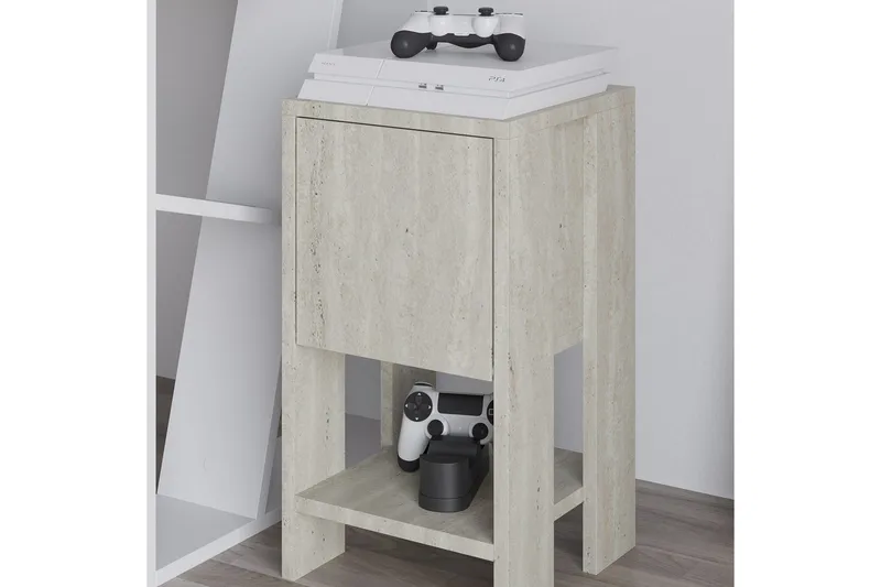 Nattbord Haelyn Travertin - Travertin - Møbler - Bord - Avlastningsbord - Sengebord & nattbord