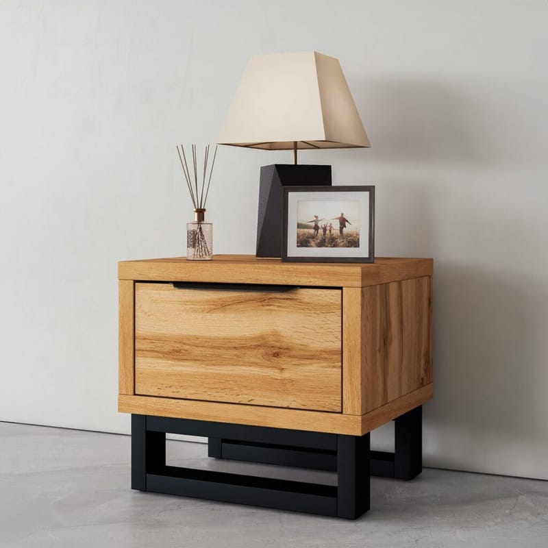 Nattbord Halle S 1 Skuff - Møbler - Bord - Avlastningsbord - Sengebord & nattbord