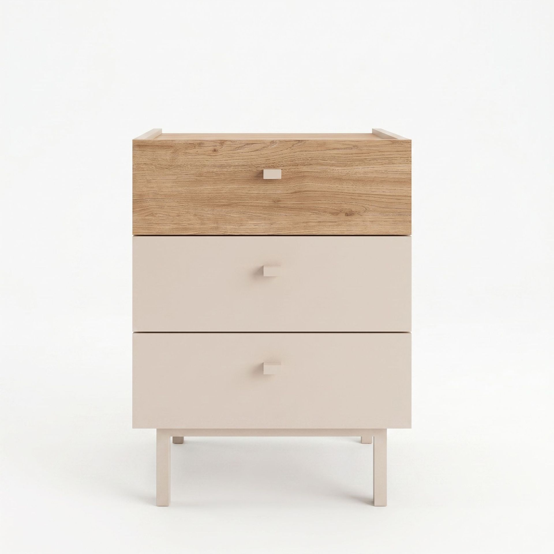Nattbord Hanah Home Luke (47,9 x 63,5 x 36,8 cm) Sand eik - Sand og eik