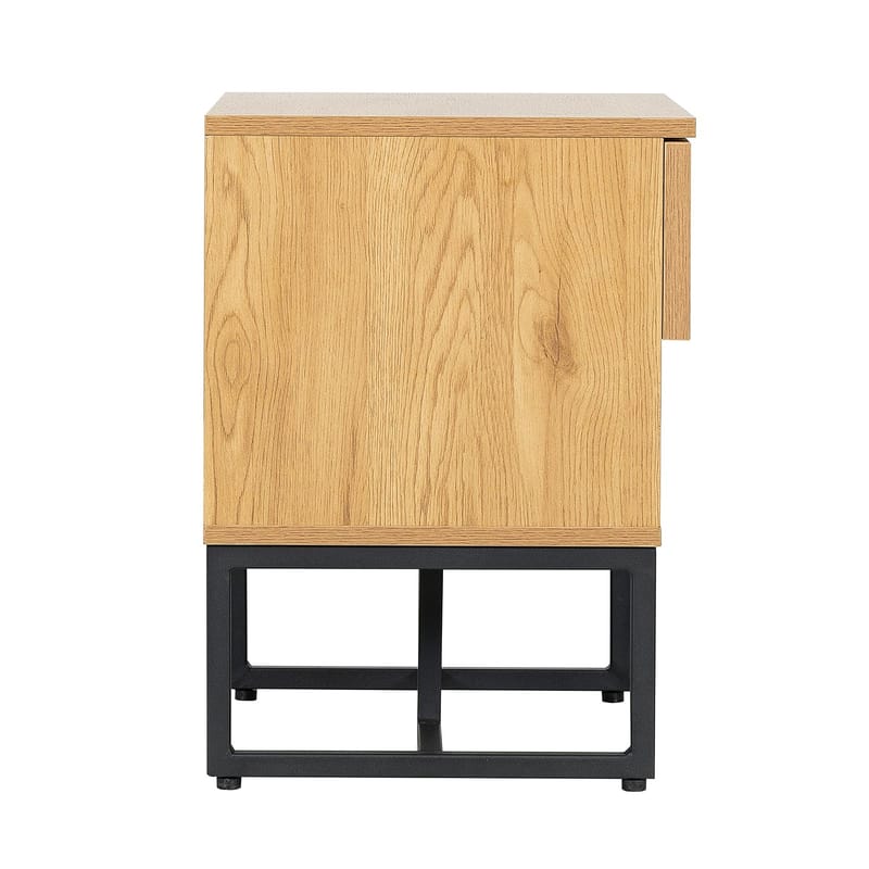 Nattbord HOME4YOU Hampton 50x40x55 cm melamin med eikebark - eikebark - Møbler - Bord - Avlastningsbord - Sengebord & nattbord