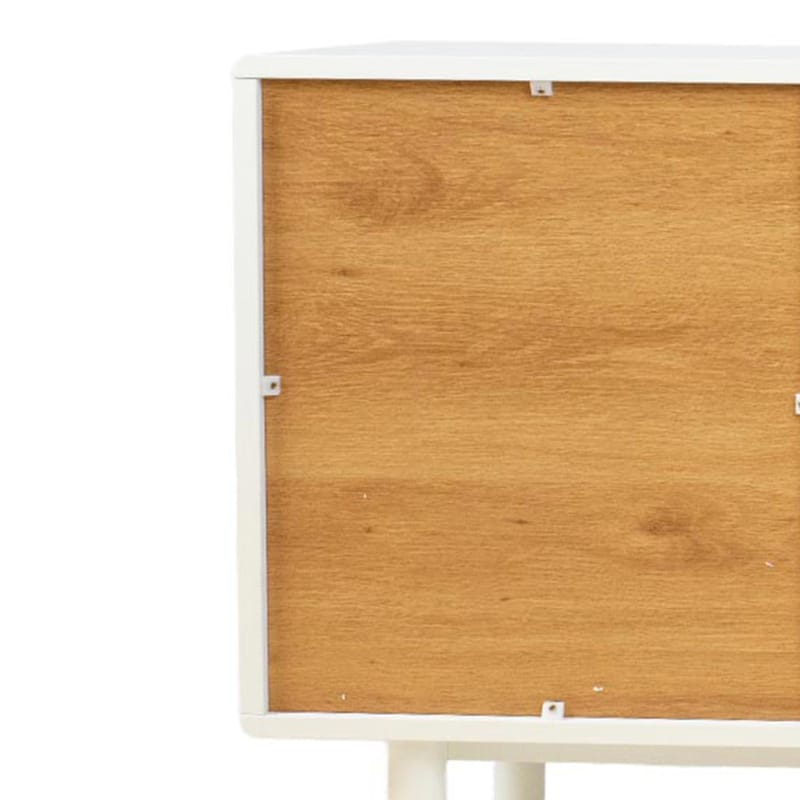 Nattbord HOME4YOU Iris 48x40x55 cm Hvit - hvit - Møbler - Bord - Avlastningsbord - Sengebord & nattbord