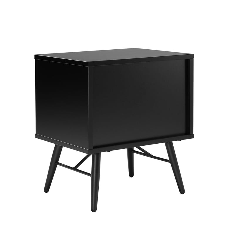 Nattbord HOME4YOU Pixar 45x35x50 cm svart - svart - Møbler - Bord - Avlastningsbord - Sengebord & nattbord