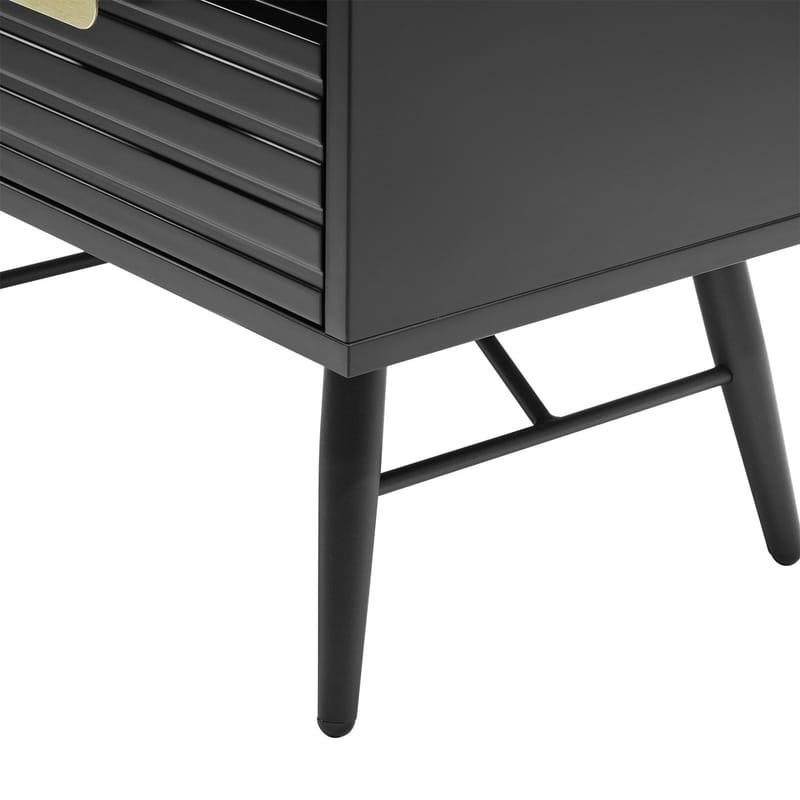 Nattbord HOME4YOU Pixar 45x35x50 cm svart - svart - Møbler - Bord - Avlastningsbord - Sengebord & nattbord