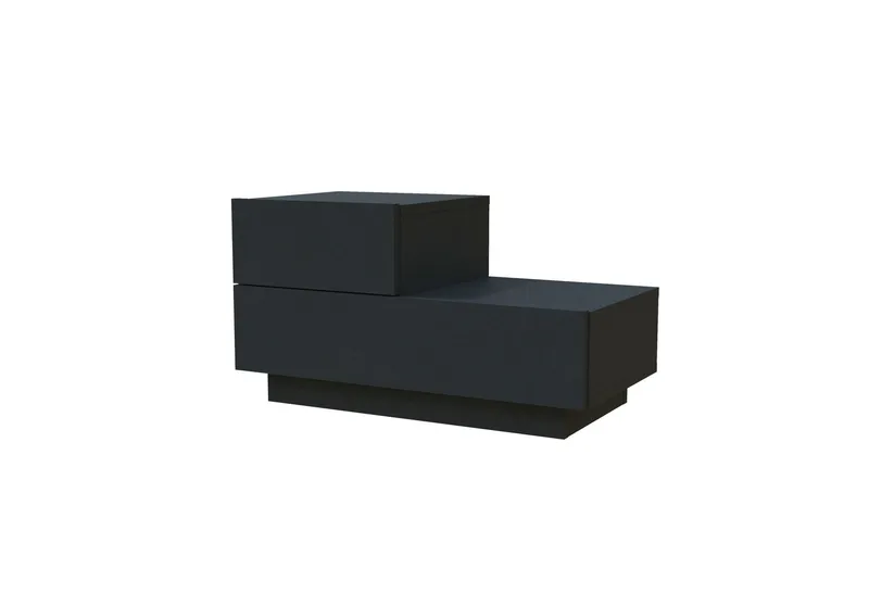 Nattbord Homitis Kayra (70 x 35 x 38,3 cm) Antrasitt, Antrasitt