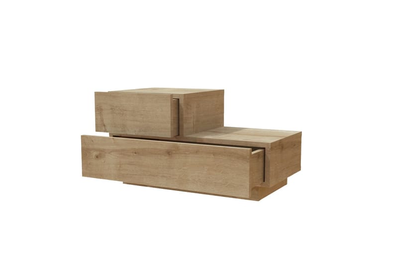 Nattbord Homitis Kayra (70 x 35 x 38,3 cm) Sapphire Oak - Sapphire Oak - Møbler - Bord - Avlastningsbord - Sengebord & nattbord