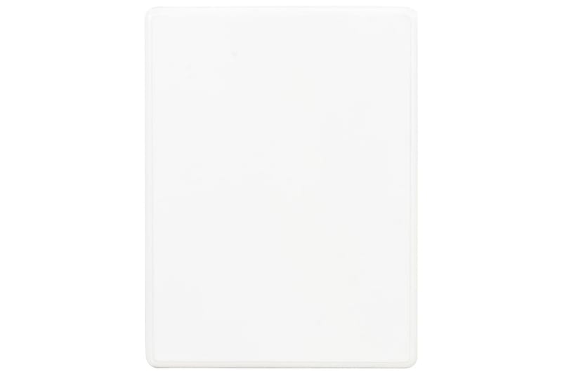 Nattbord hvit 40x30x50 cm heltre furu - Hvit - Sengebord & nattbord