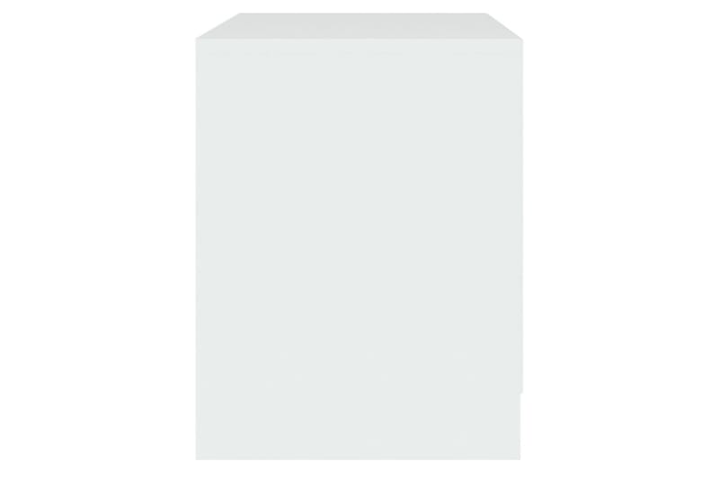 Nattbord hvit 45x34,5x44,5 cm sponplate - Hvit - Møbler - Bord - Avlastningsbord - Sengebord & nattbord