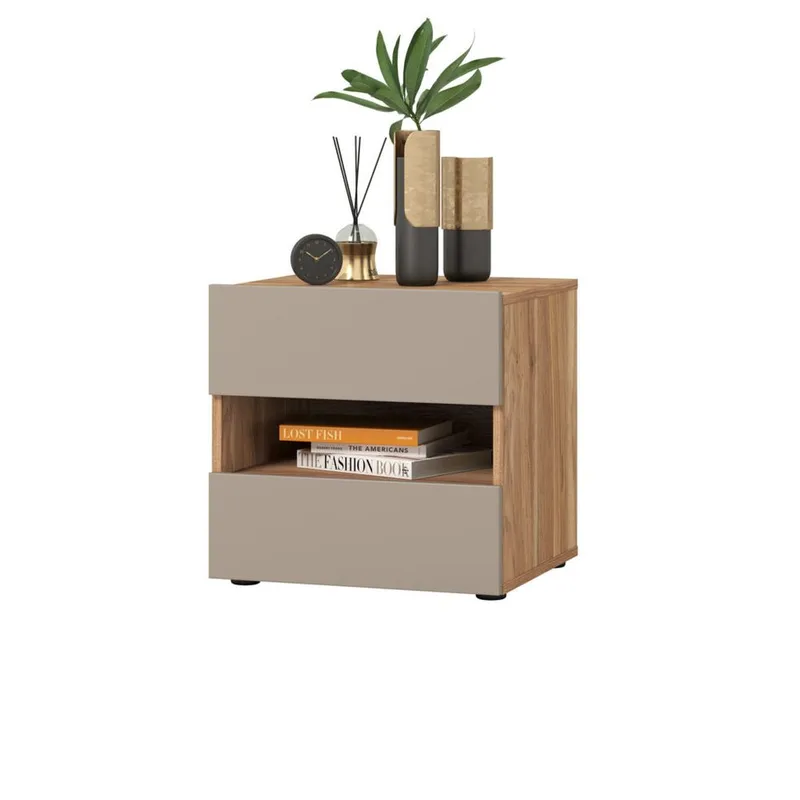 Nattbord Impressio med 2 skuffer - Møbler - Bord - Avlastningsbord - Sengebord & nattbord